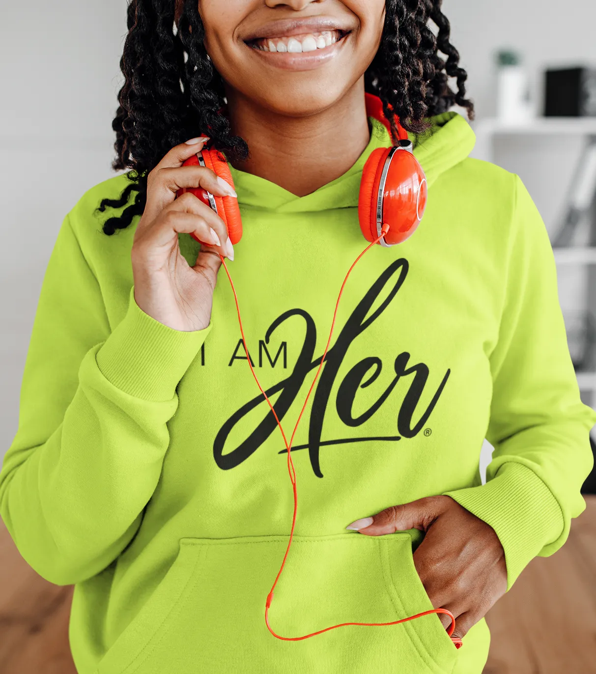 I AM HER Signature Women's Hooded Sweatshirt