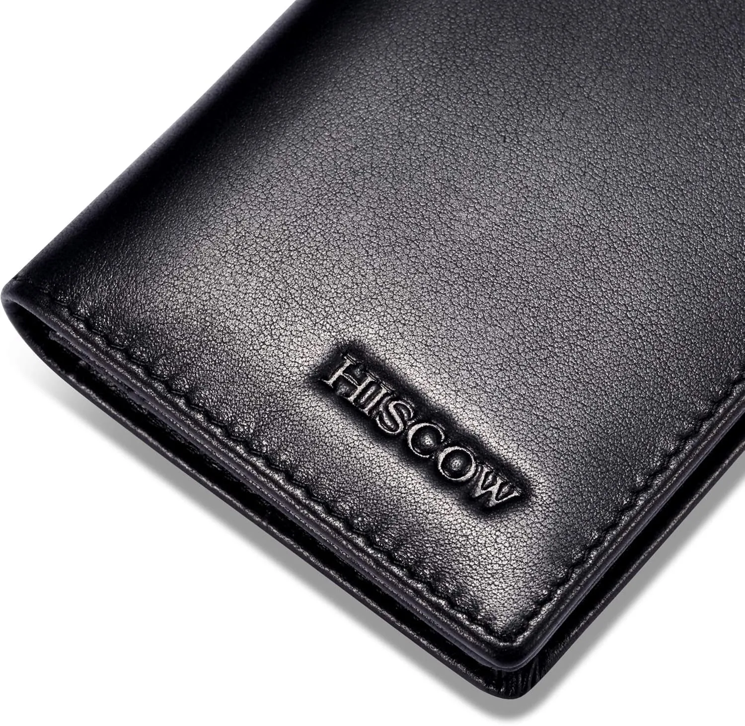 Italian Calfskin Business Card Case Holder with ID window for Men & Women