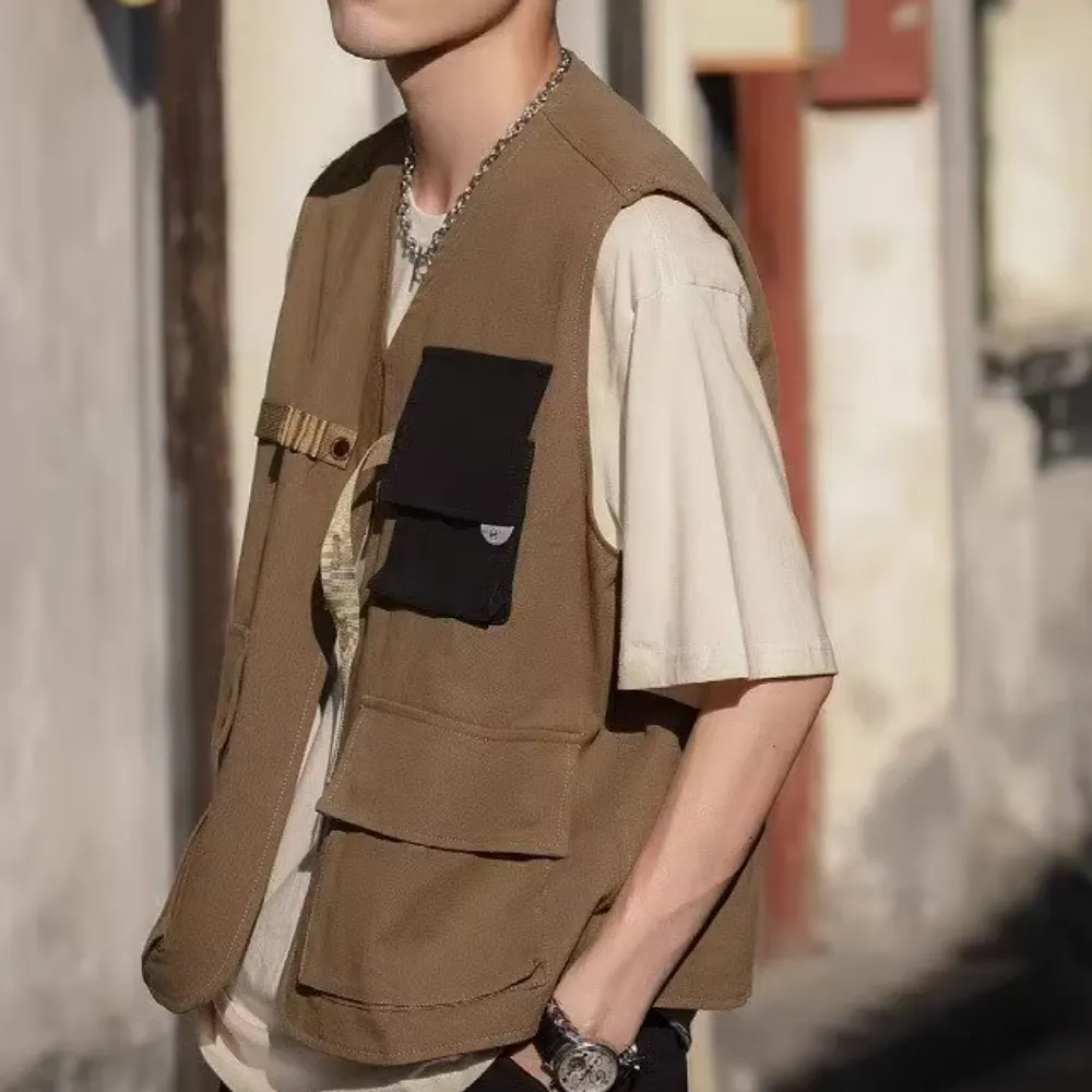 Japanese Pure Cotton Work Vest