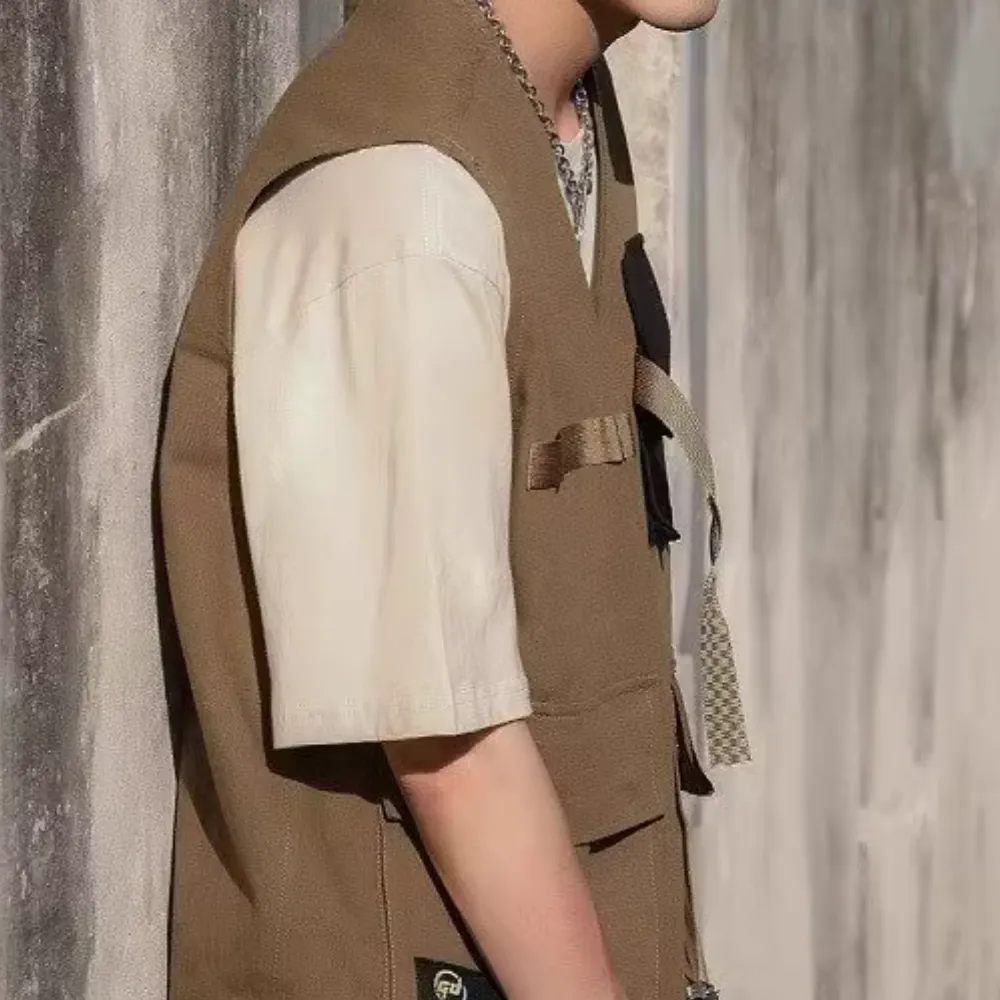 Japanese Pure Cotton Work Vest