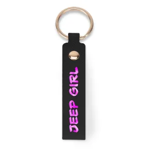 Jeeper Girl Handcraft Leather Loop Keychain