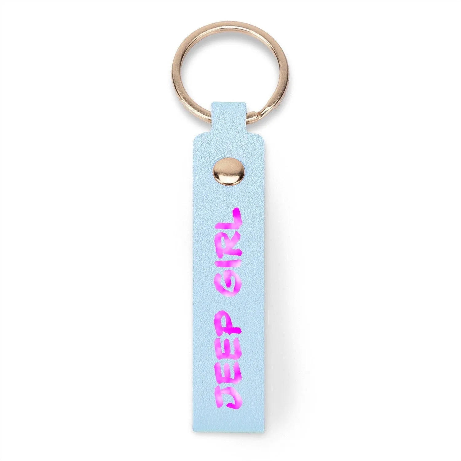 Jeeper Girl Handcraft Leather Loop Keychain