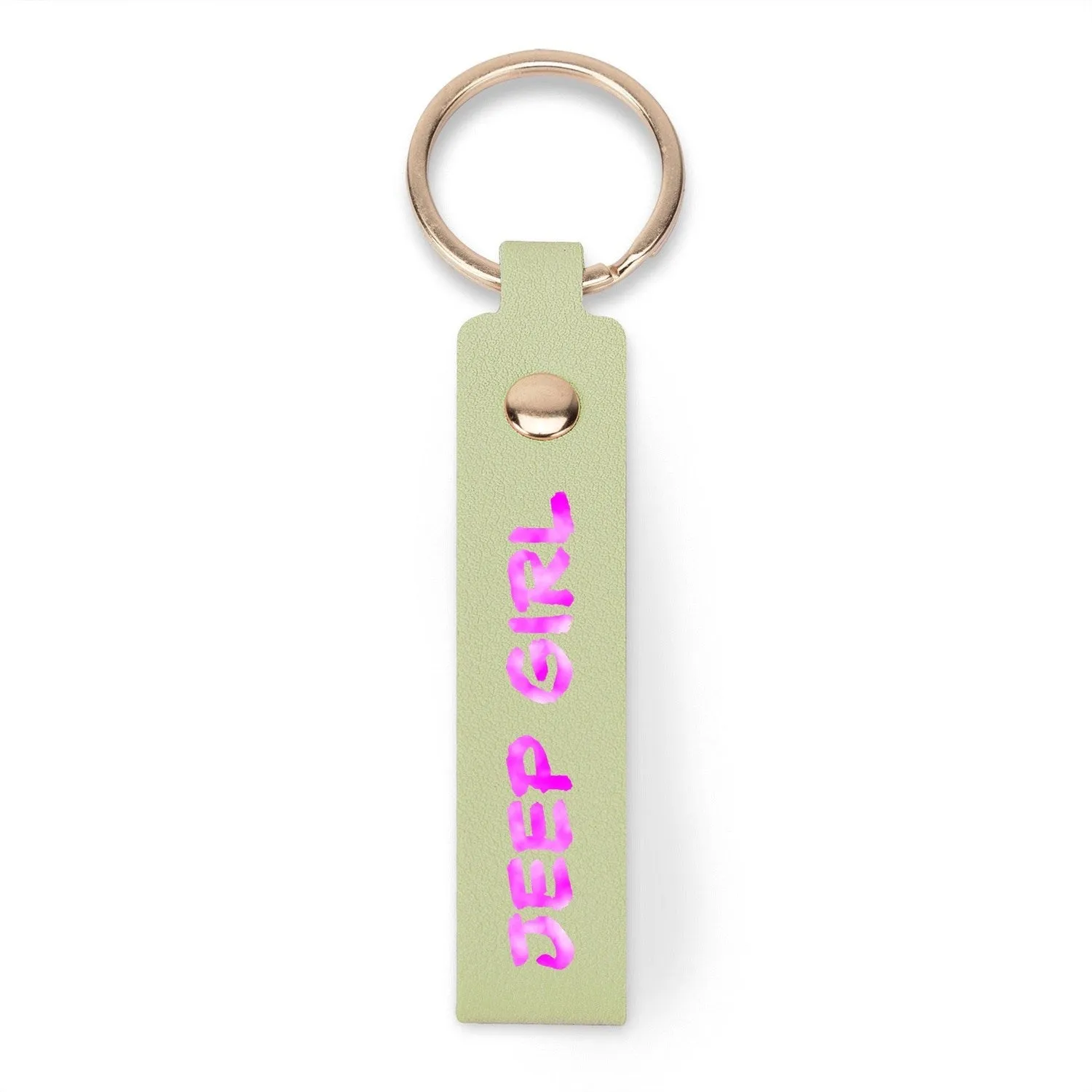 Jeeper Girl Handcraft Leather Loop Keychain