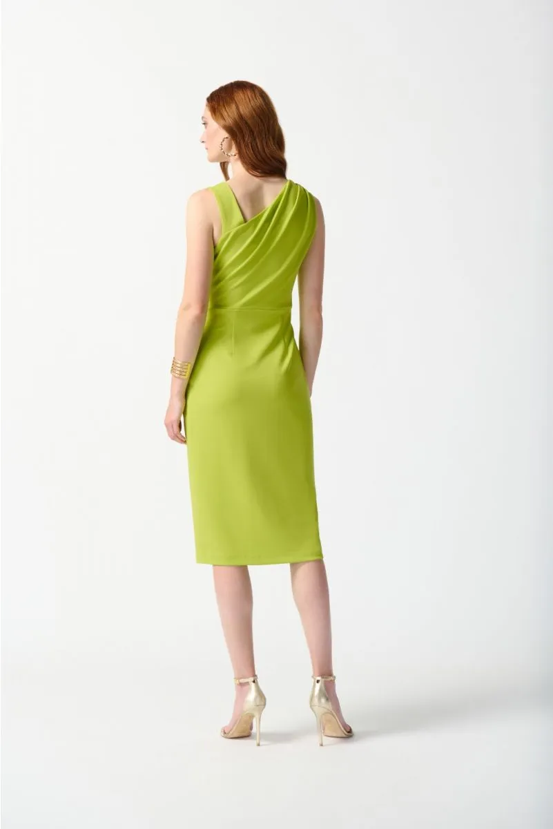 Joseph Ribkoff Asymmetrical Sleeveless Sheath Dress 242234