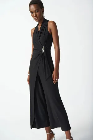 Joseph Ribkoff Silky Knit Wrap Culotte Jumpsuit