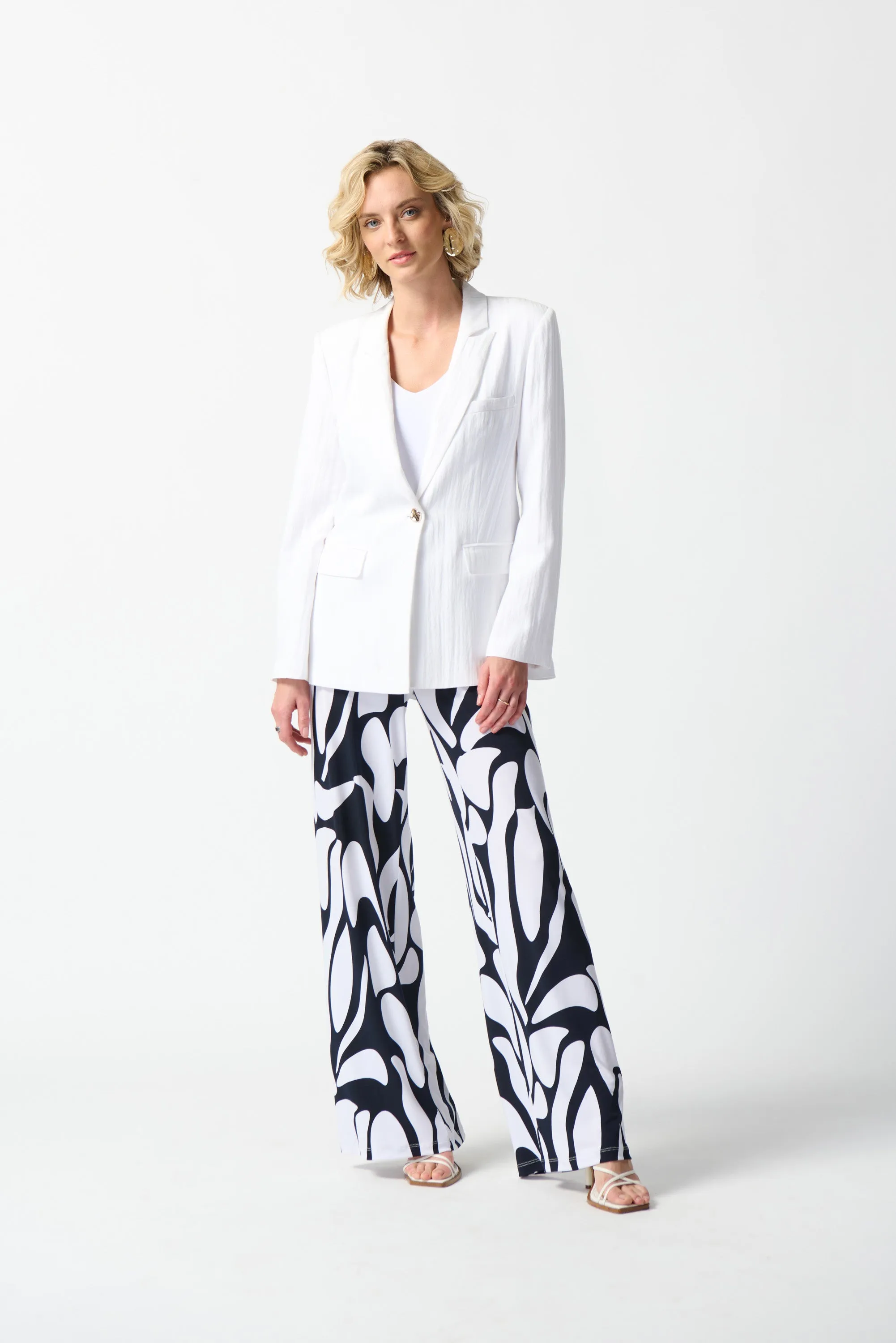 Joseph Ribkoff Woven Fitted Blazer