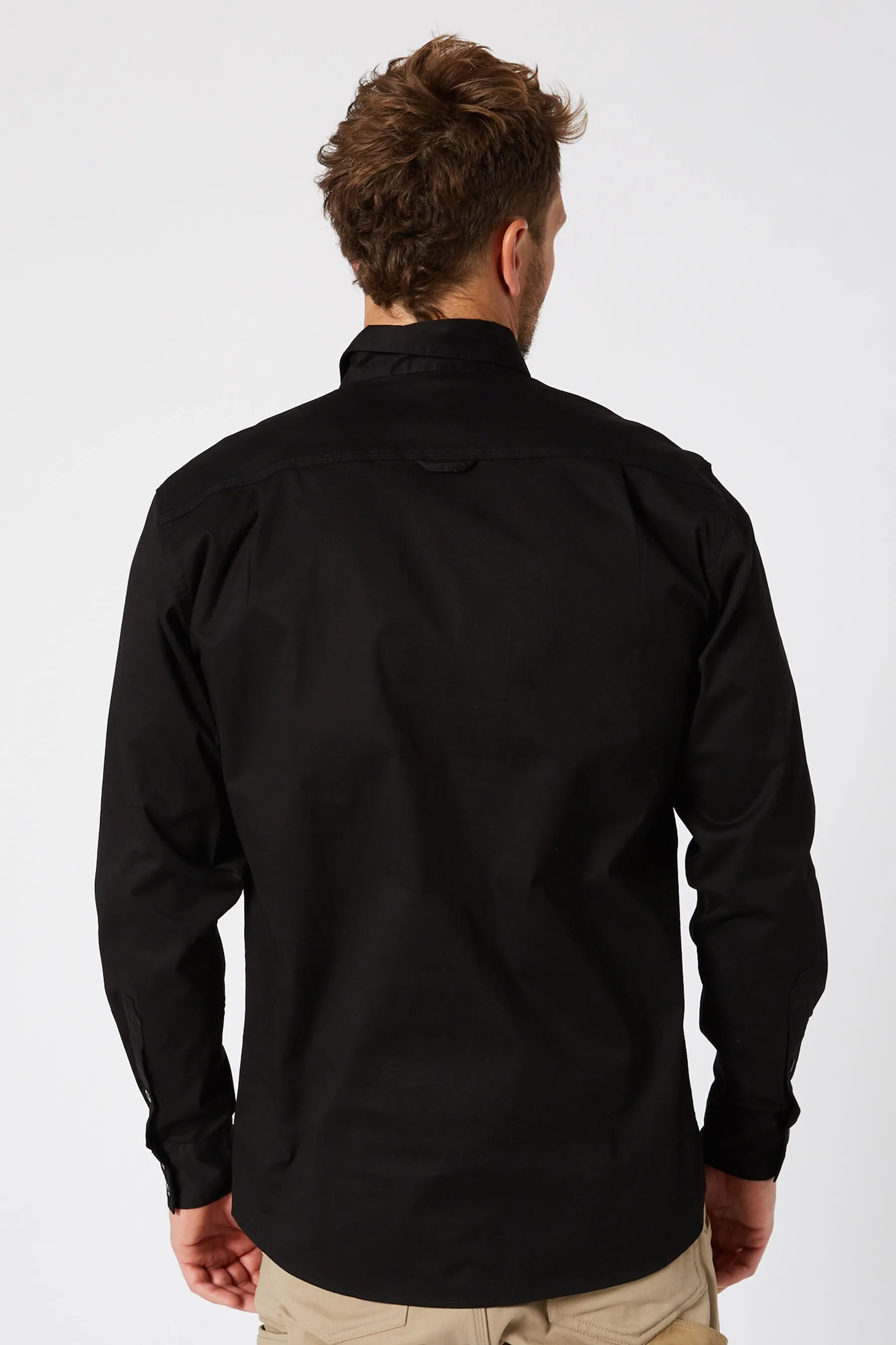 JP Fueled Mens Long Sleeve Shirt - Black