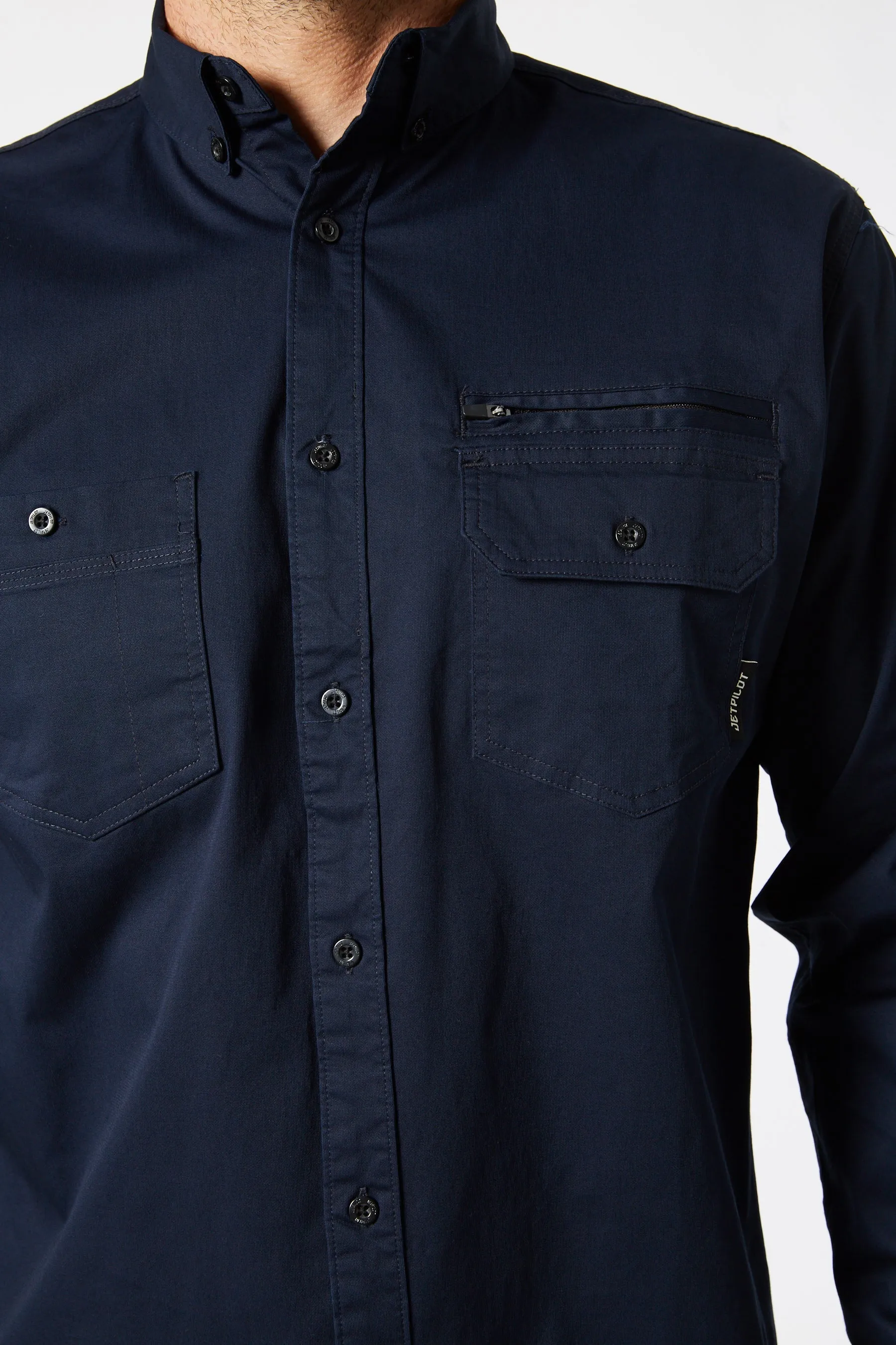 JP Fueled Mens Long Sleeve Shirt - Ink