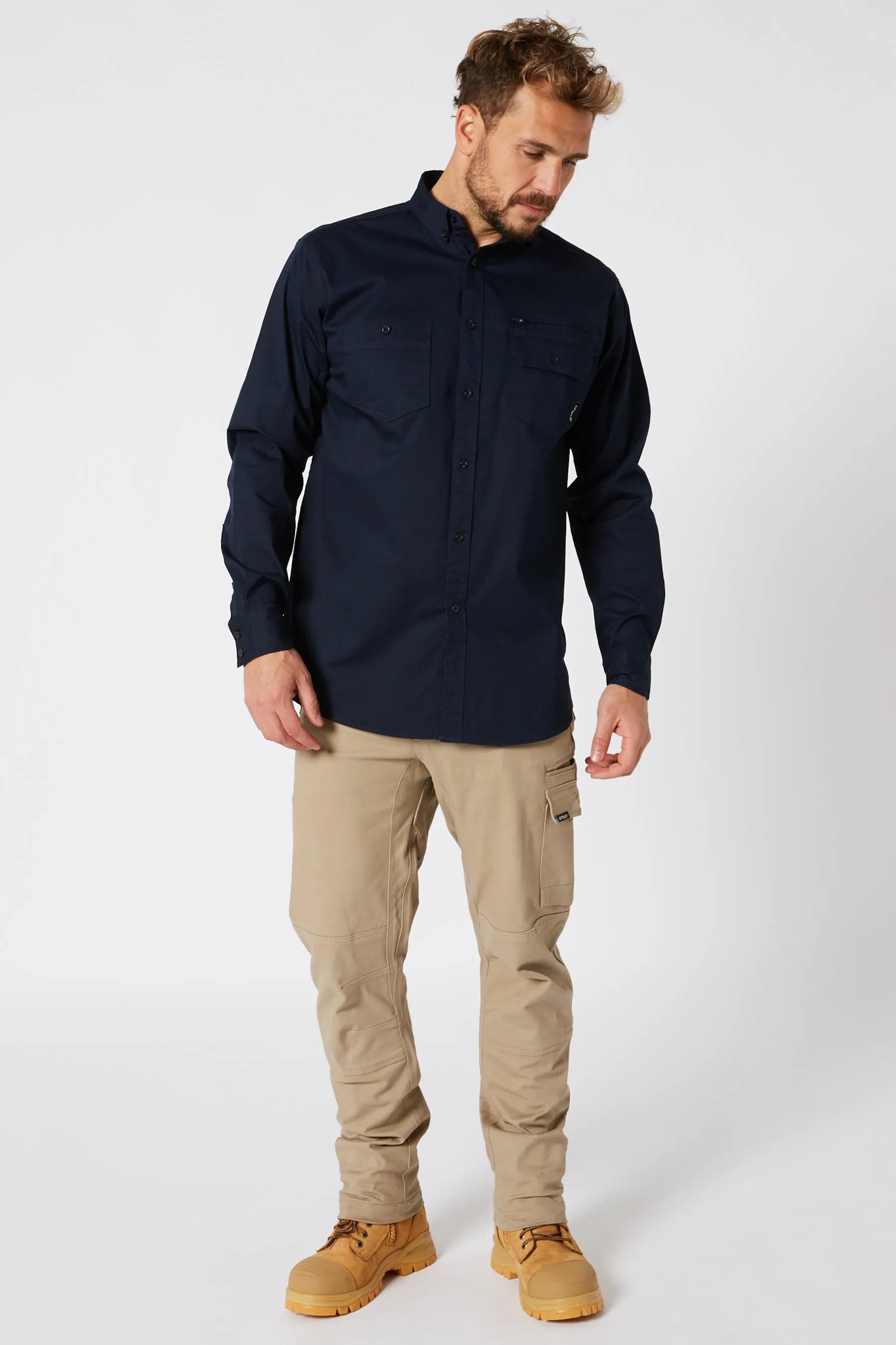 JP Fueled Mens Long Sleeve Shirt - Ink
