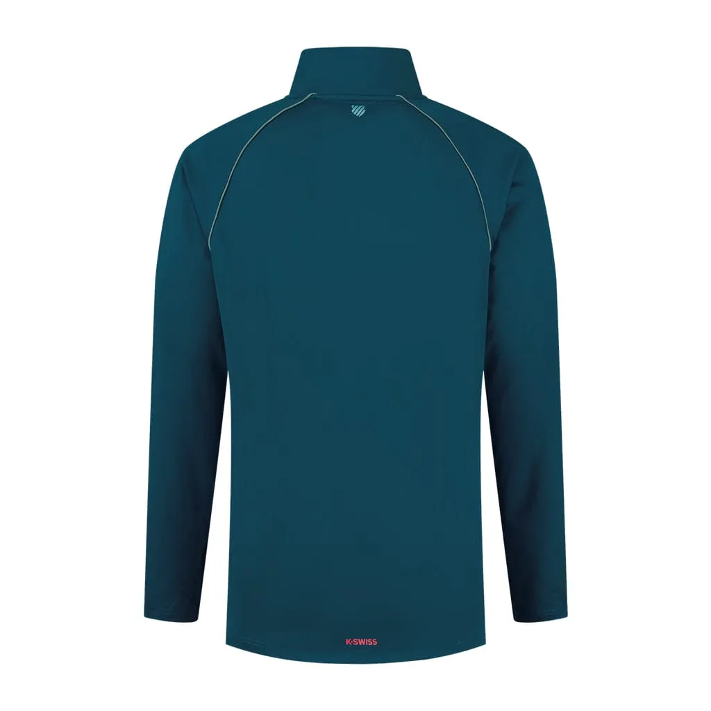 K-Swiss Tac Hypercourt Badminton Tracksuit Jacket 5 - Blue Opal