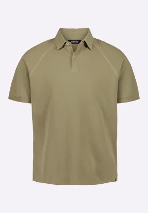 Kindell Men's Short-Sleeve Piqué Polo, Army Green - BM24608