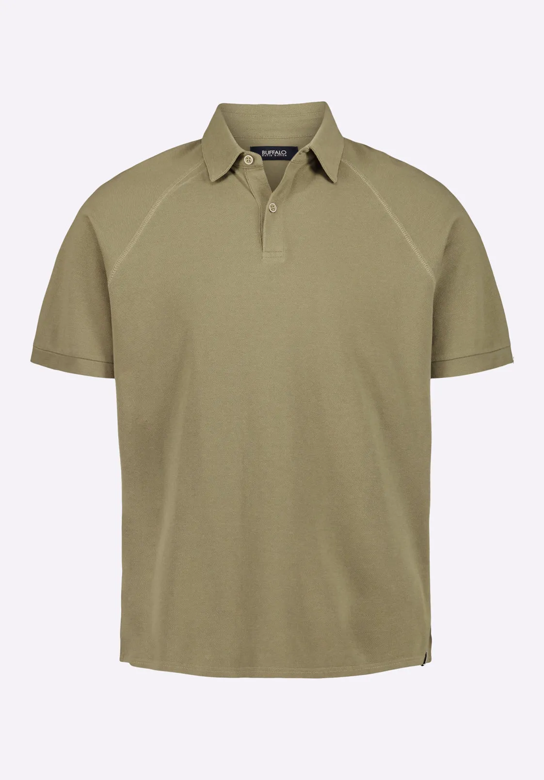 Kindell Men's Short-Sleeve Piqué Polo, Army Green - BM24608