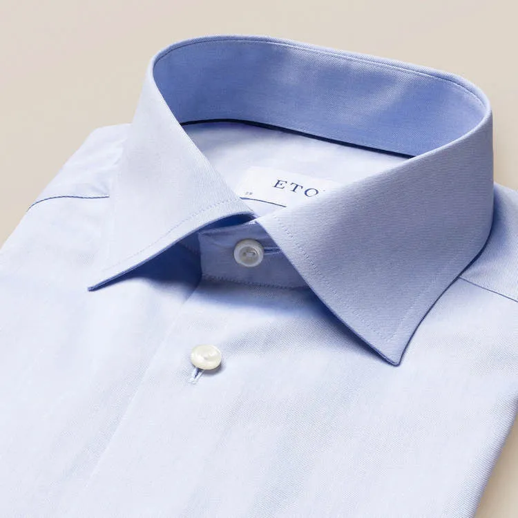 Light Blue Signature Twill Shirt - Contemporary Fit