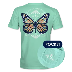 Live in Wonder- Butterfly Mosiac T-Shirt