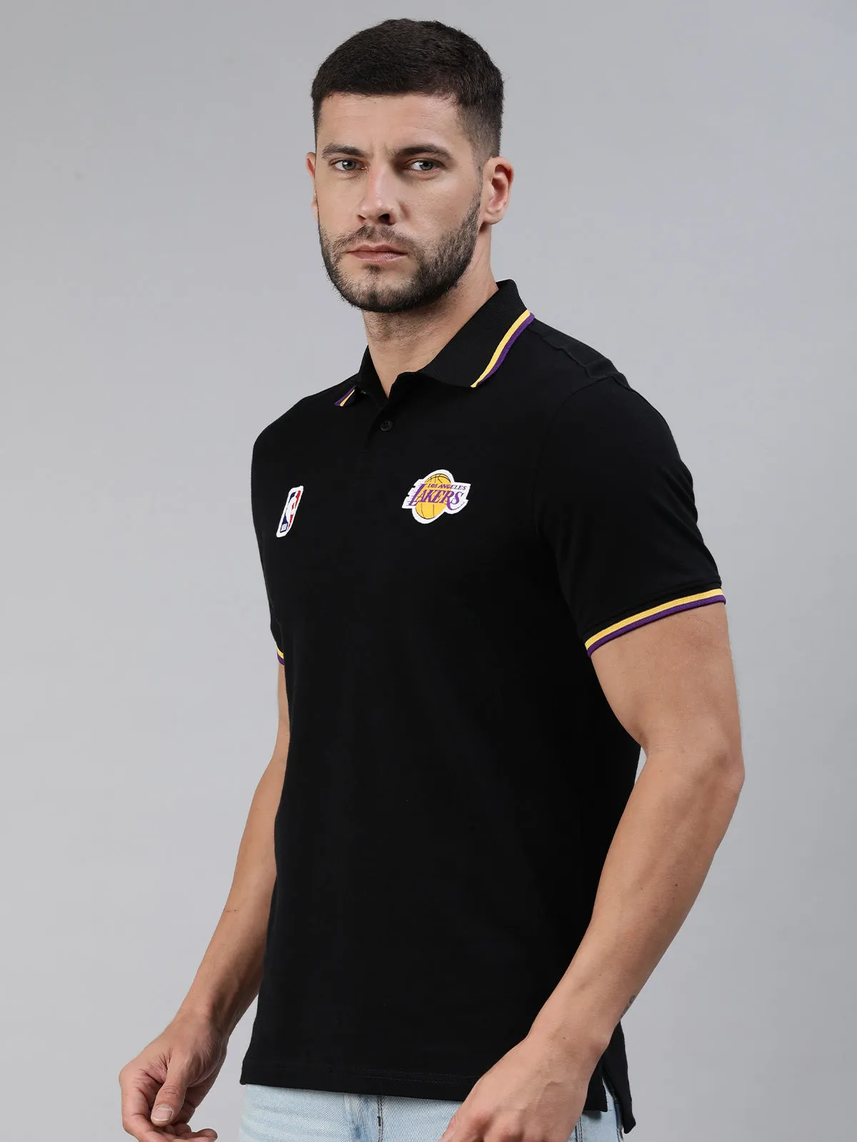 Los Angeles Lakers: Classic Polo Black
