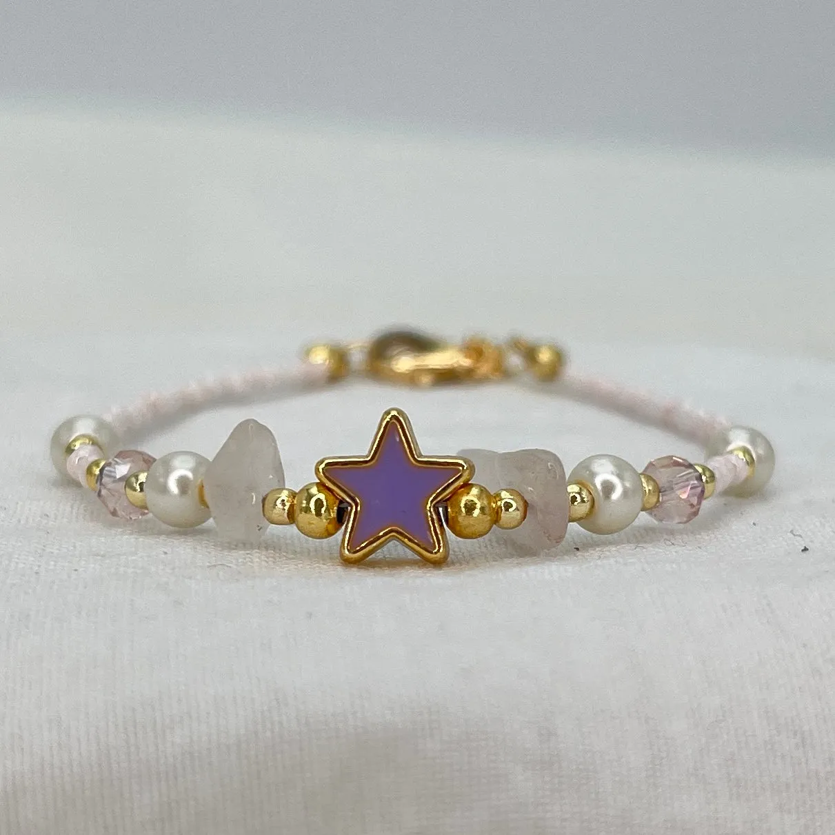 Lux Crystal, Stoned Star Bracelet – Elegant and Stylish