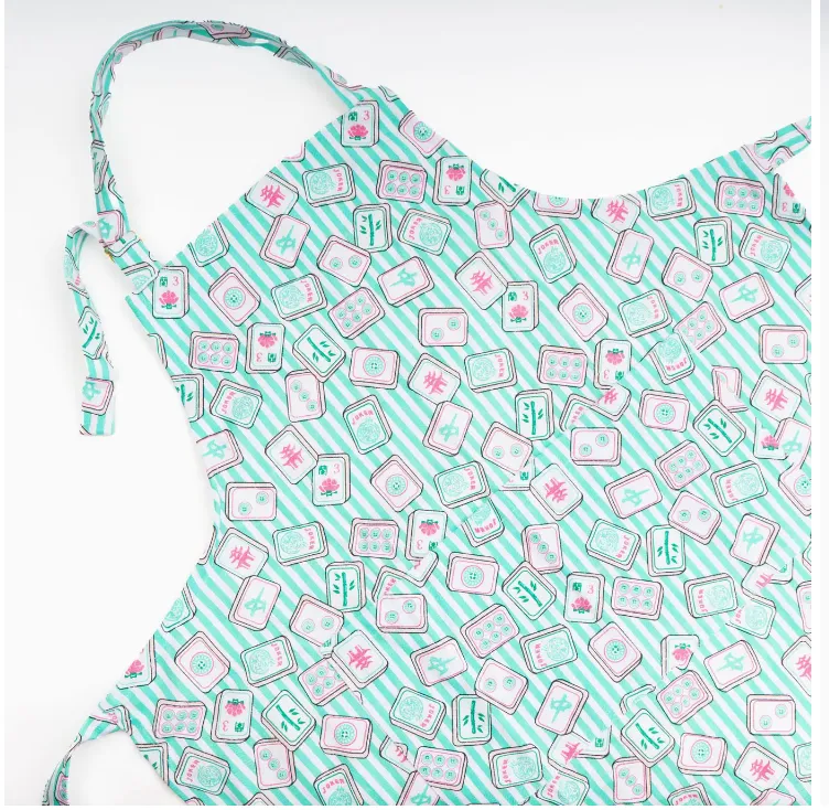 Mahjong Stripe Apron