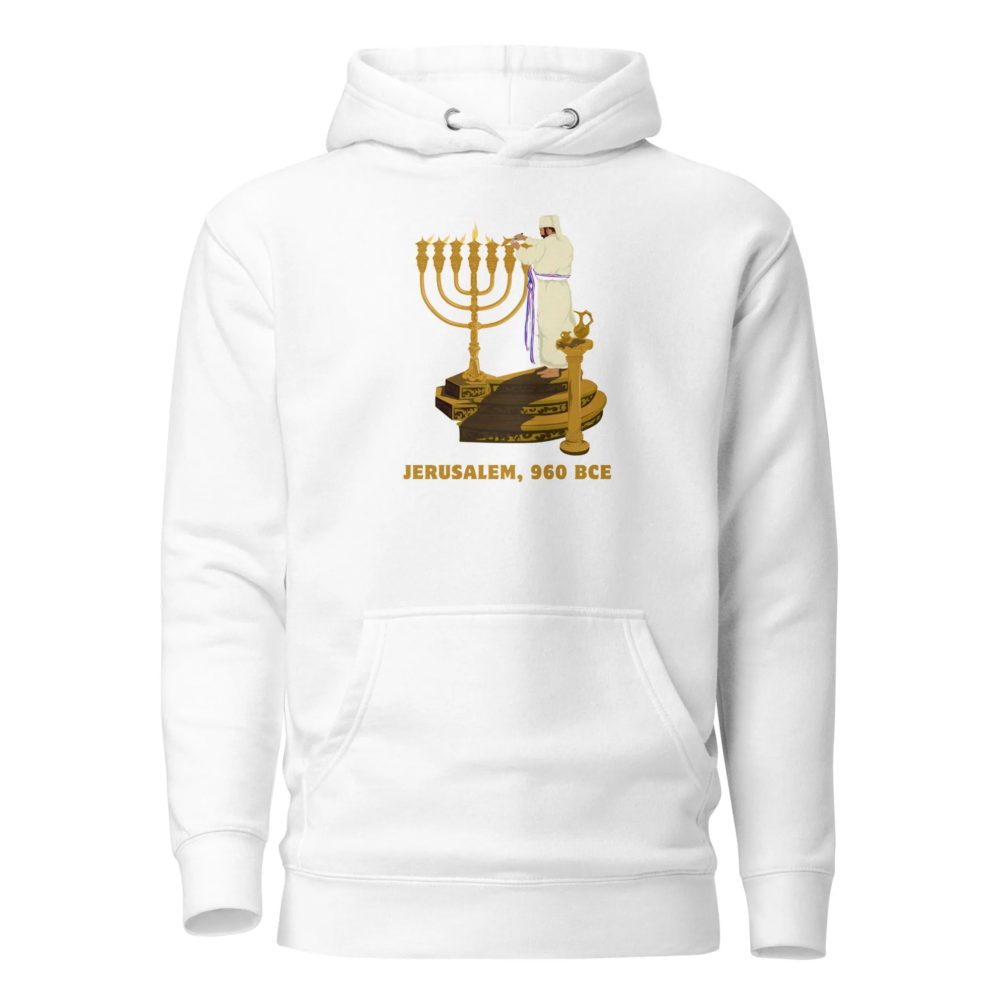 Menorah Lights Premium Hoodie (Unisex)