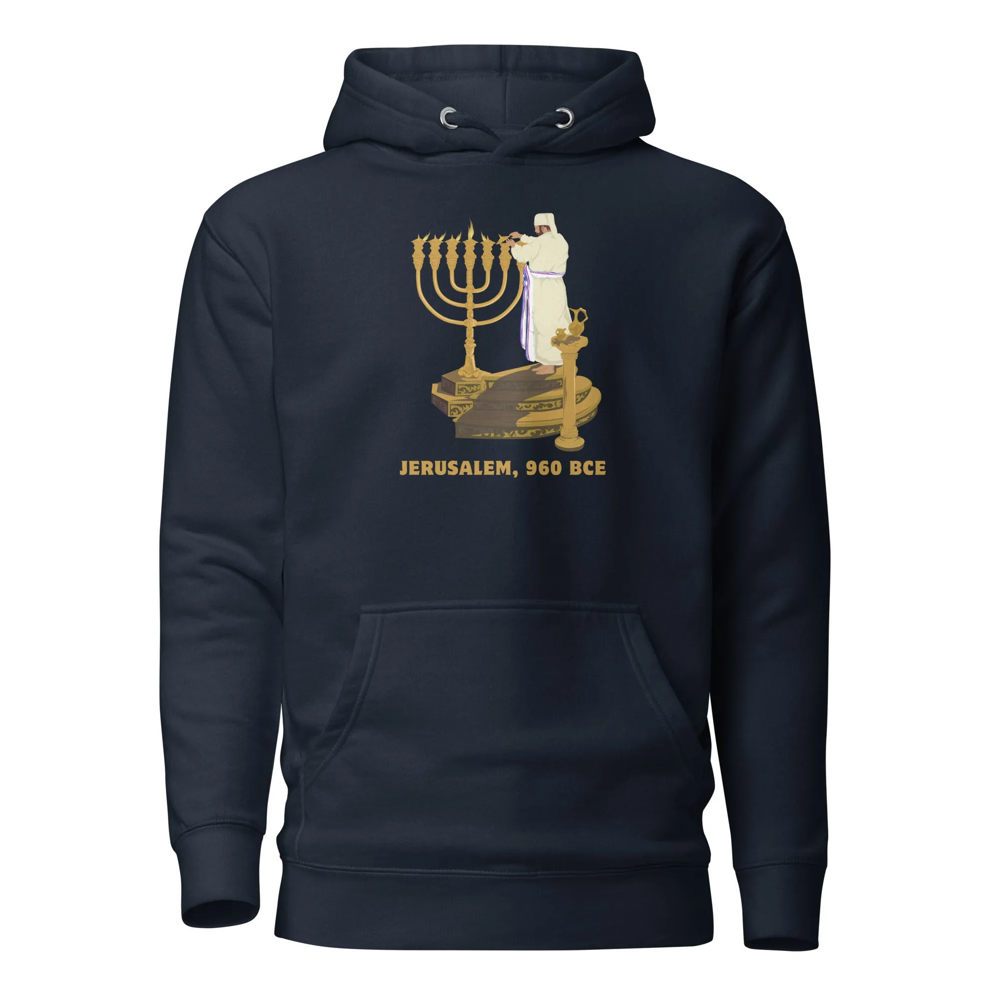 Menorah Lights Premium Hoodie (Unisex)