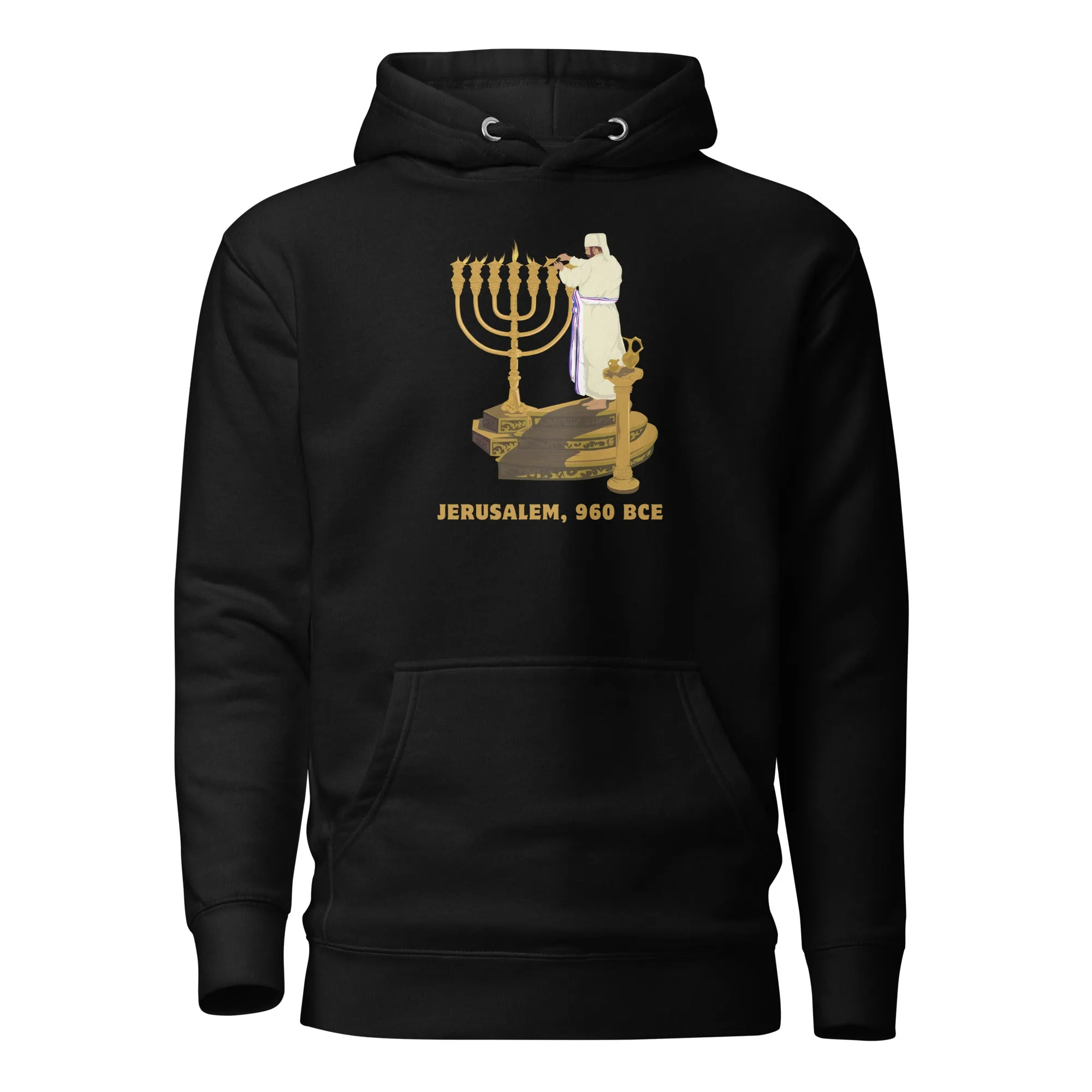 Menorah Lights Premium Hoodie (Unisex)