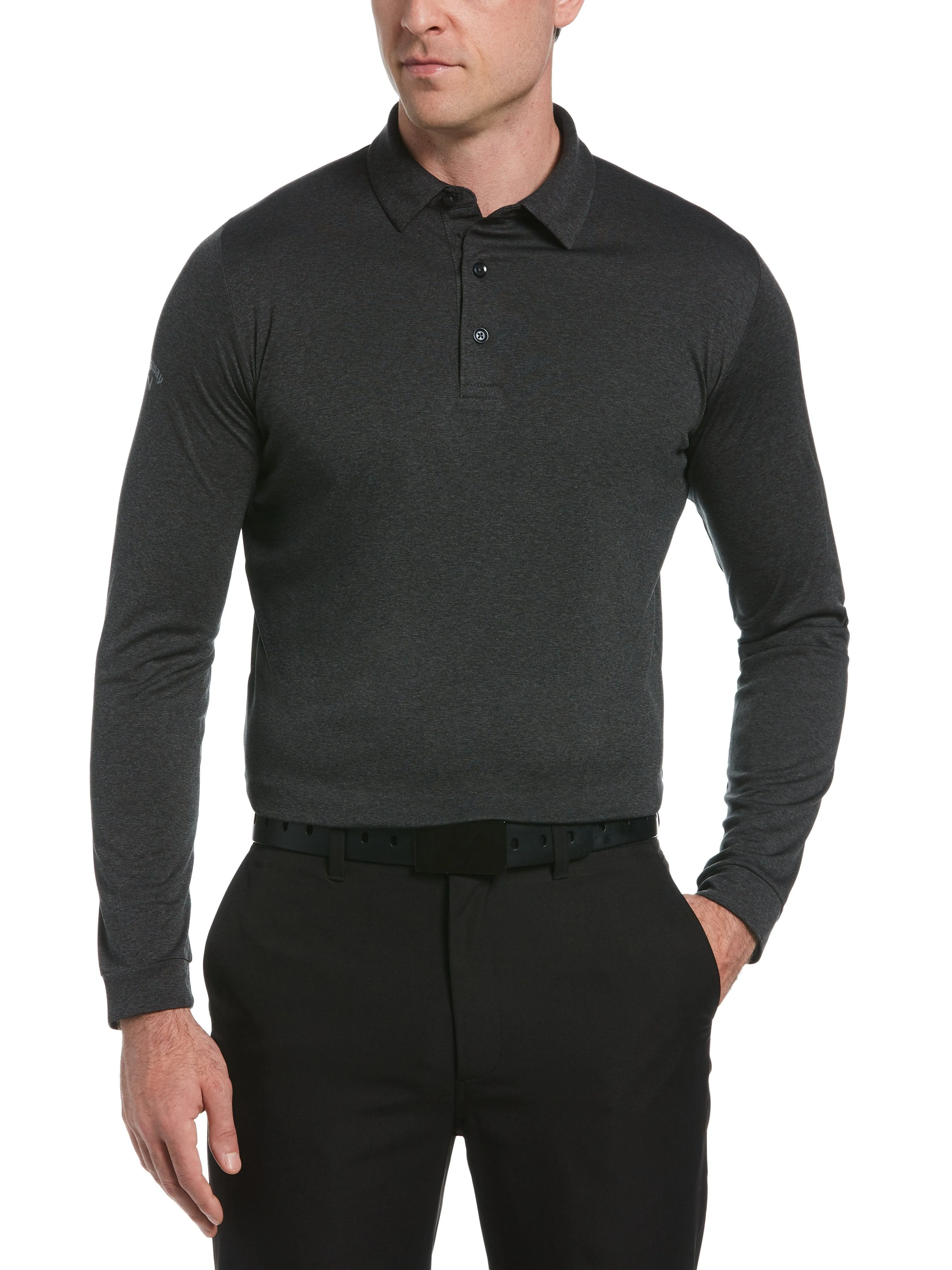 Mens Swing Tech™ Essential Long Sleeve Polo