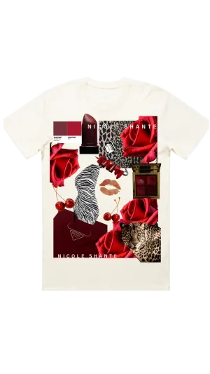 Mood Board T-Shirt Wine