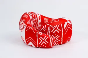 Most Comfortable & Supportive Neck Pillow - Wave Red