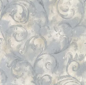 Norwall Zen Elegant Scrolls FT23492 Wallpaper