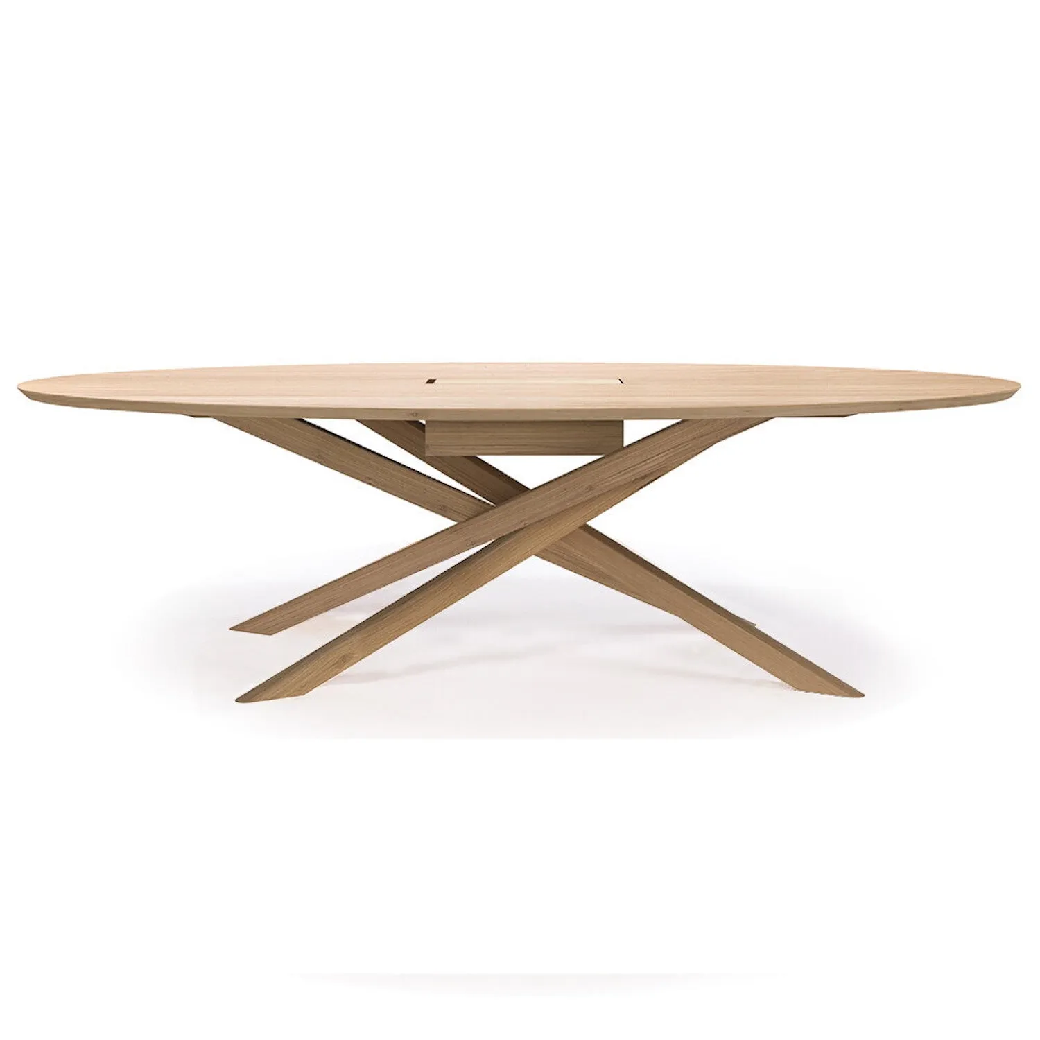 Oak Mikado Meeting Table - Varnished