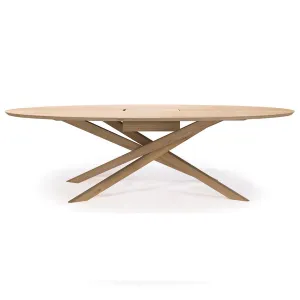 Oak Mikado Meeting Table - Varnished