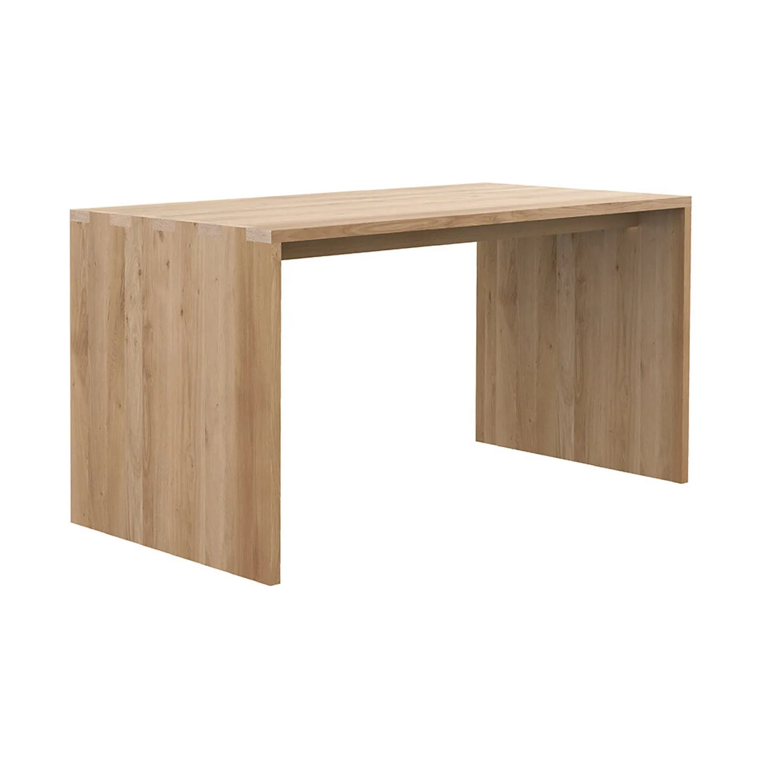 Oak U Desk