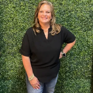 Office Day Top - Black