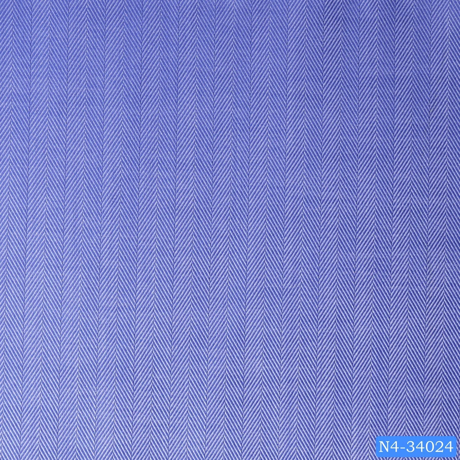 Olympic Blue Herringbone Shirt