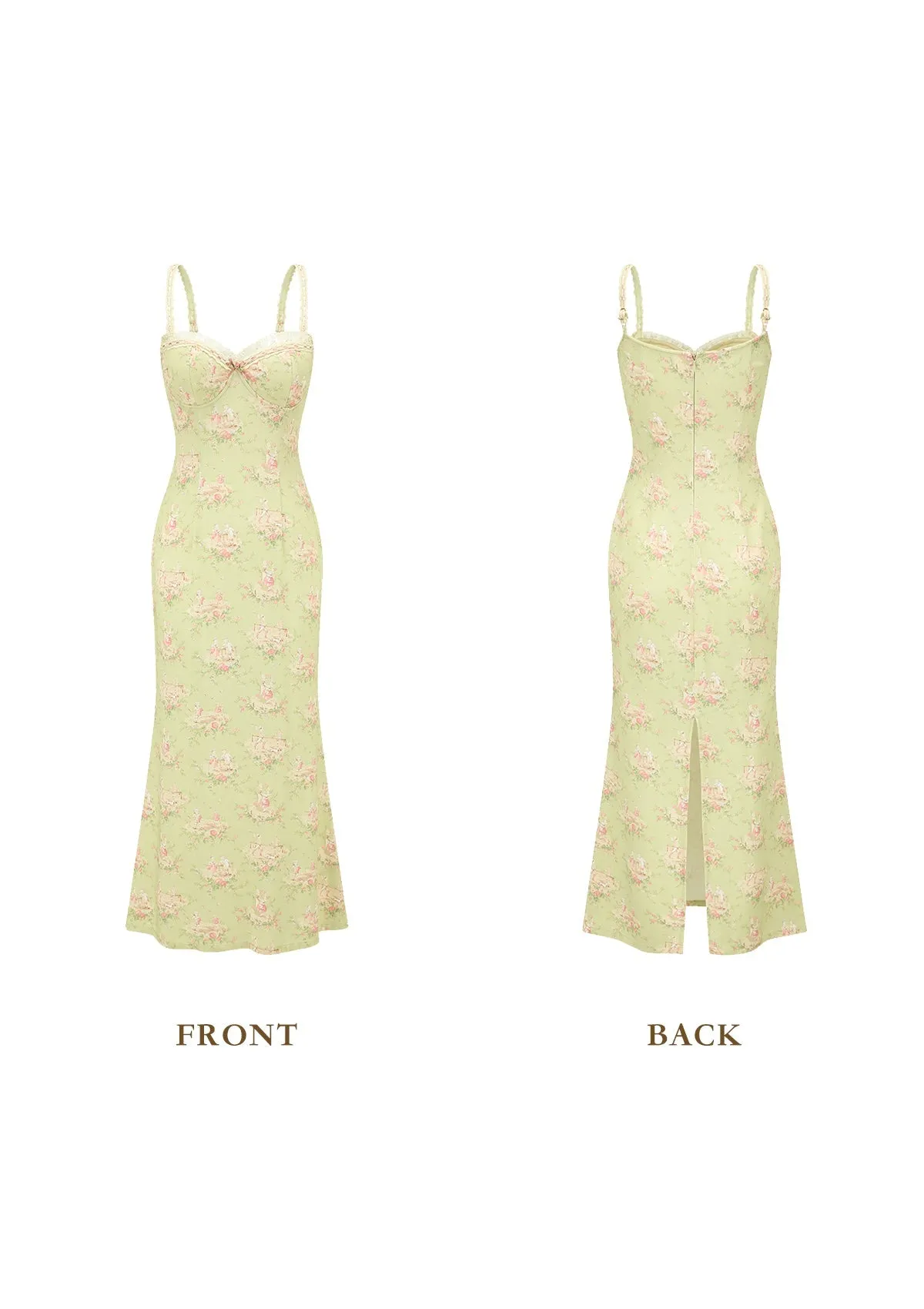 Papaya Ice Cream Slip Dress