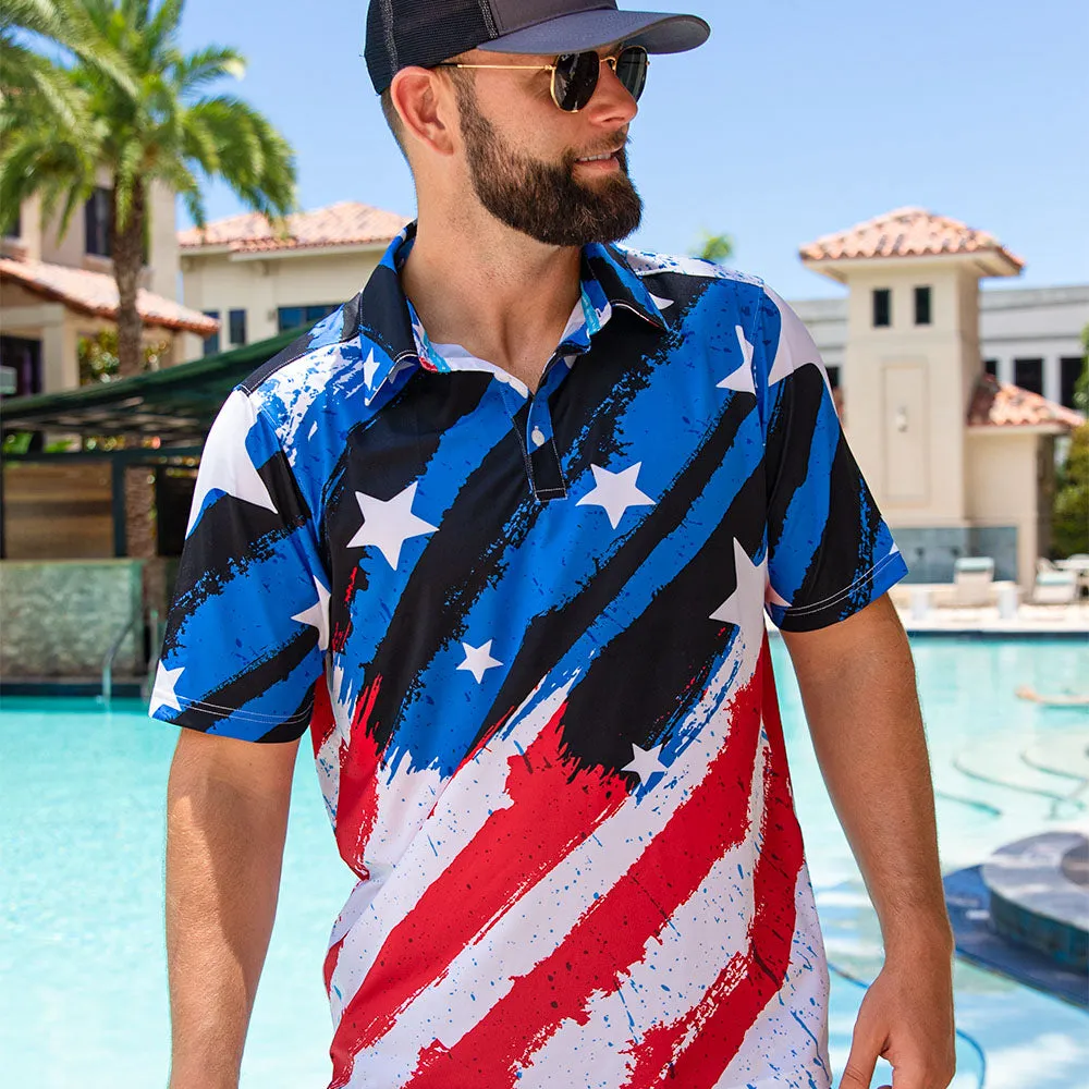 Performance Polo | Stars & Stripes
