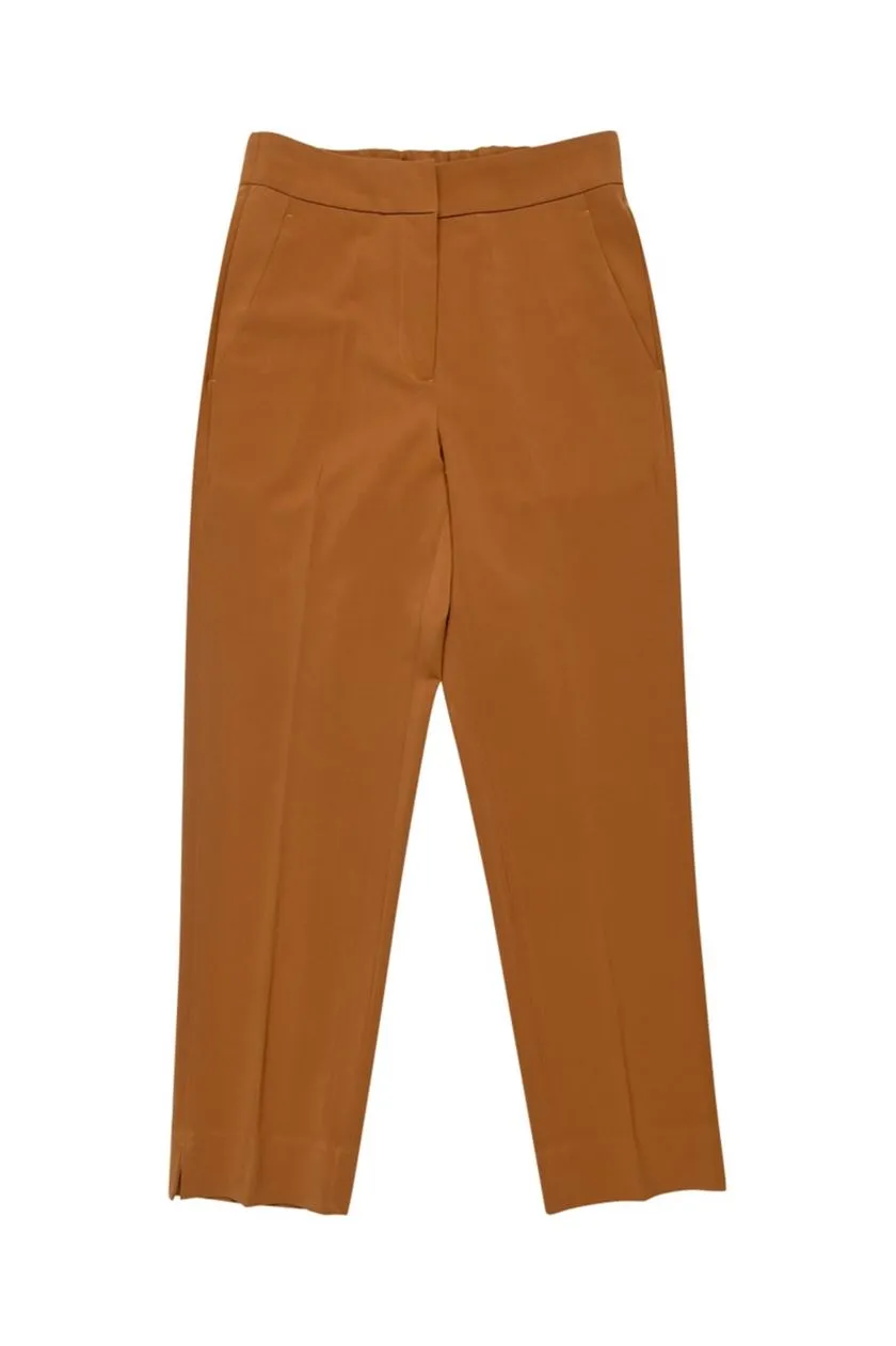 Perona   -   Womens-Bottoms-Trousers & Denims -Logan-Pwa-Ss24-054-24-Cognac