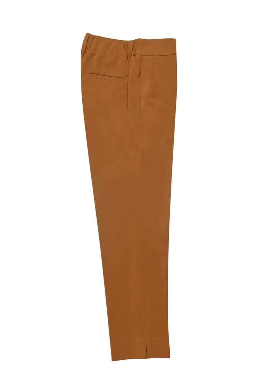 Perona   -   Womens-Bottoms-Trousers & Denims -Logan-Pwa-Ss24-054-24-Cognac