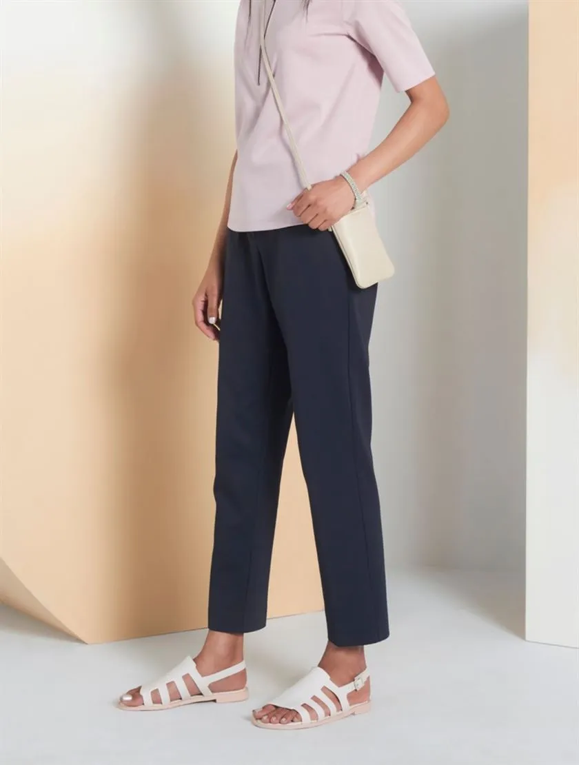Perona   -   Womens-Bottoms-Trousers & Denims -Logan-Pwa-Ss24-054-24-Navy