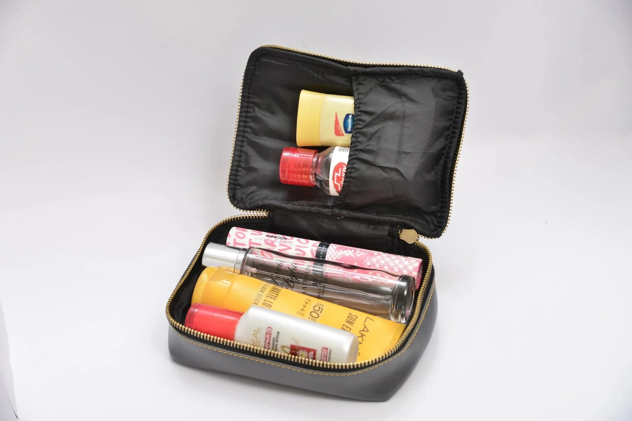 Personalized Mini make up kit   Chained Sling bag - Green