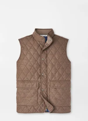 Peter Millar Mens Classic Fit Essex Wool Vest - RYE