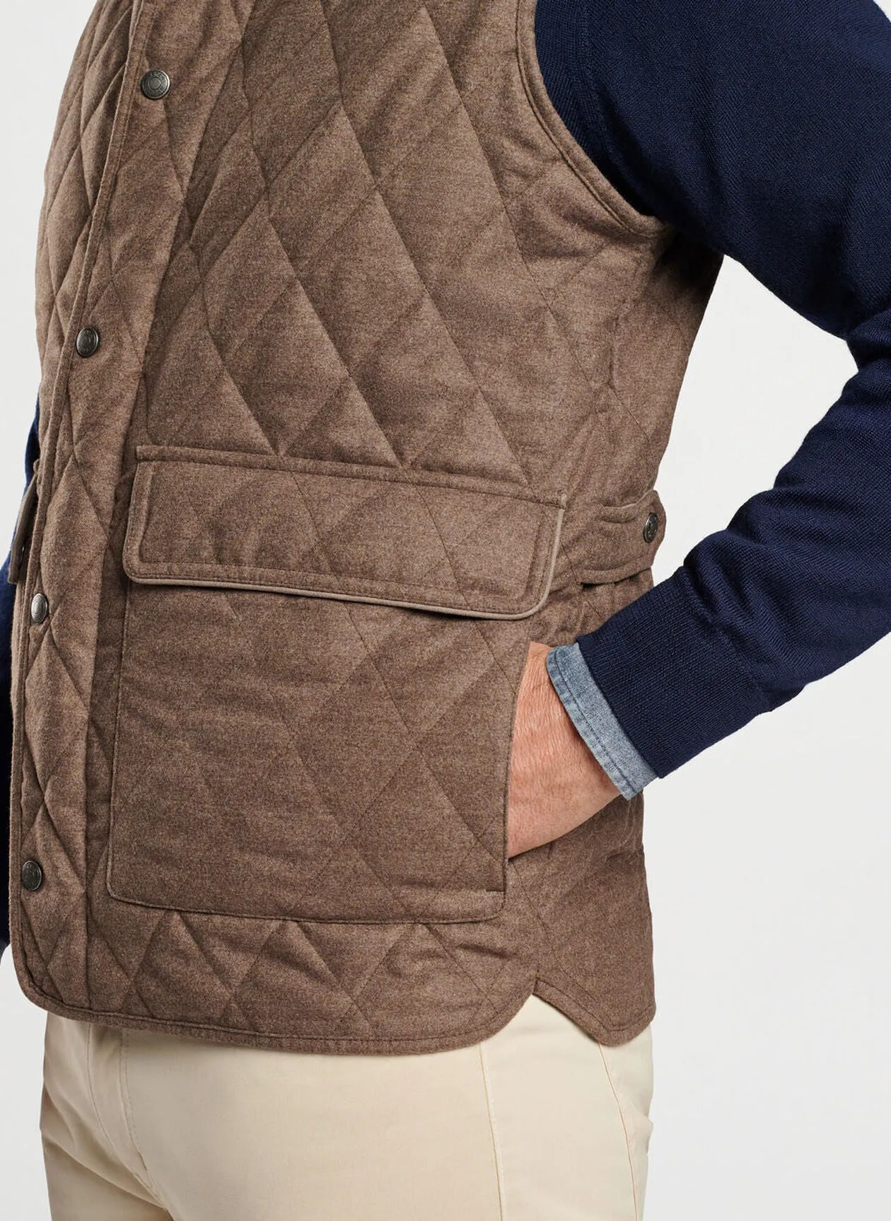Peter Millar Mens Classic Fit Essex Wool Vest - RYE