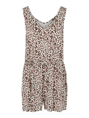 Pieces NEORA Playsuit -LEOPARD