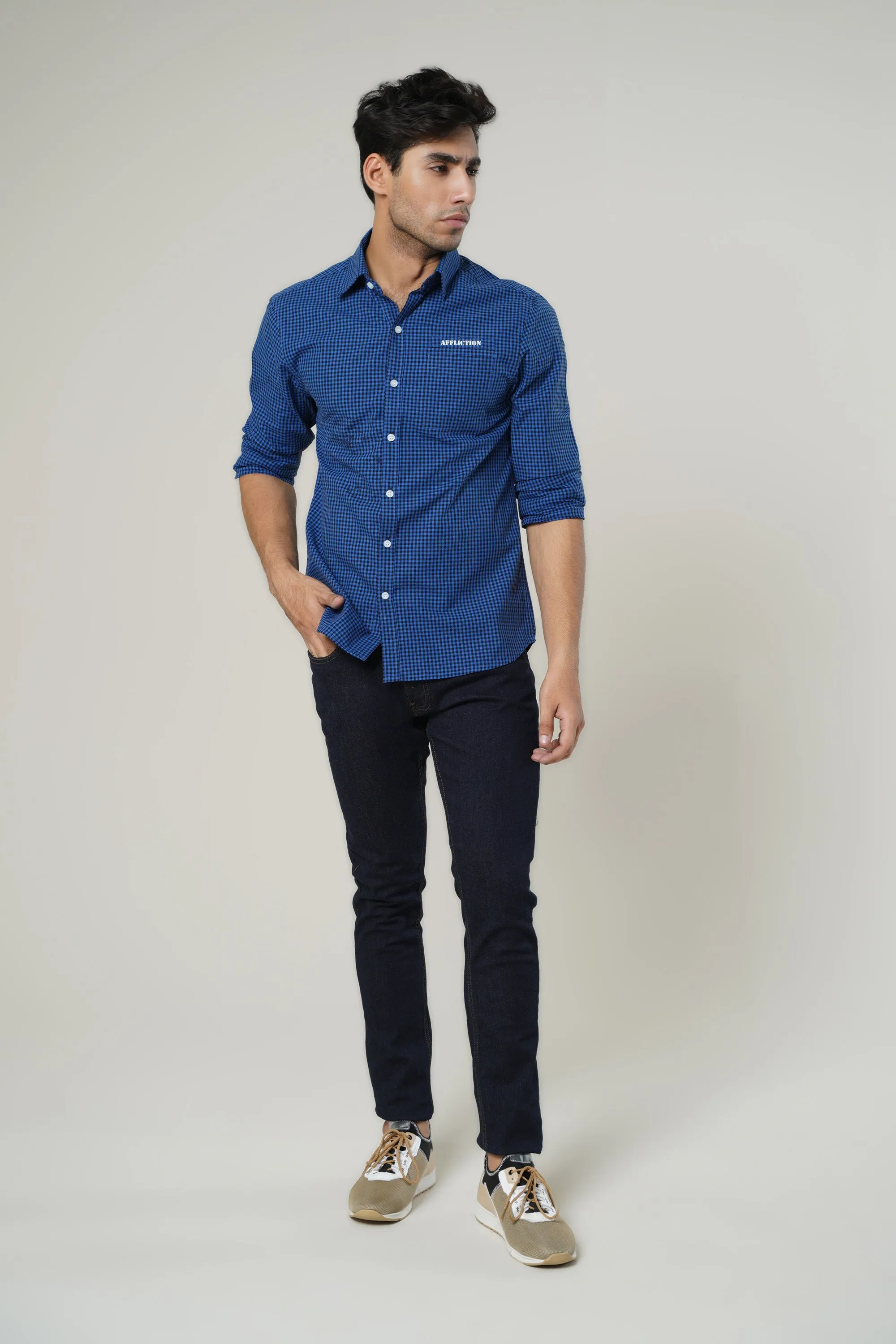 Pin Check Shirt