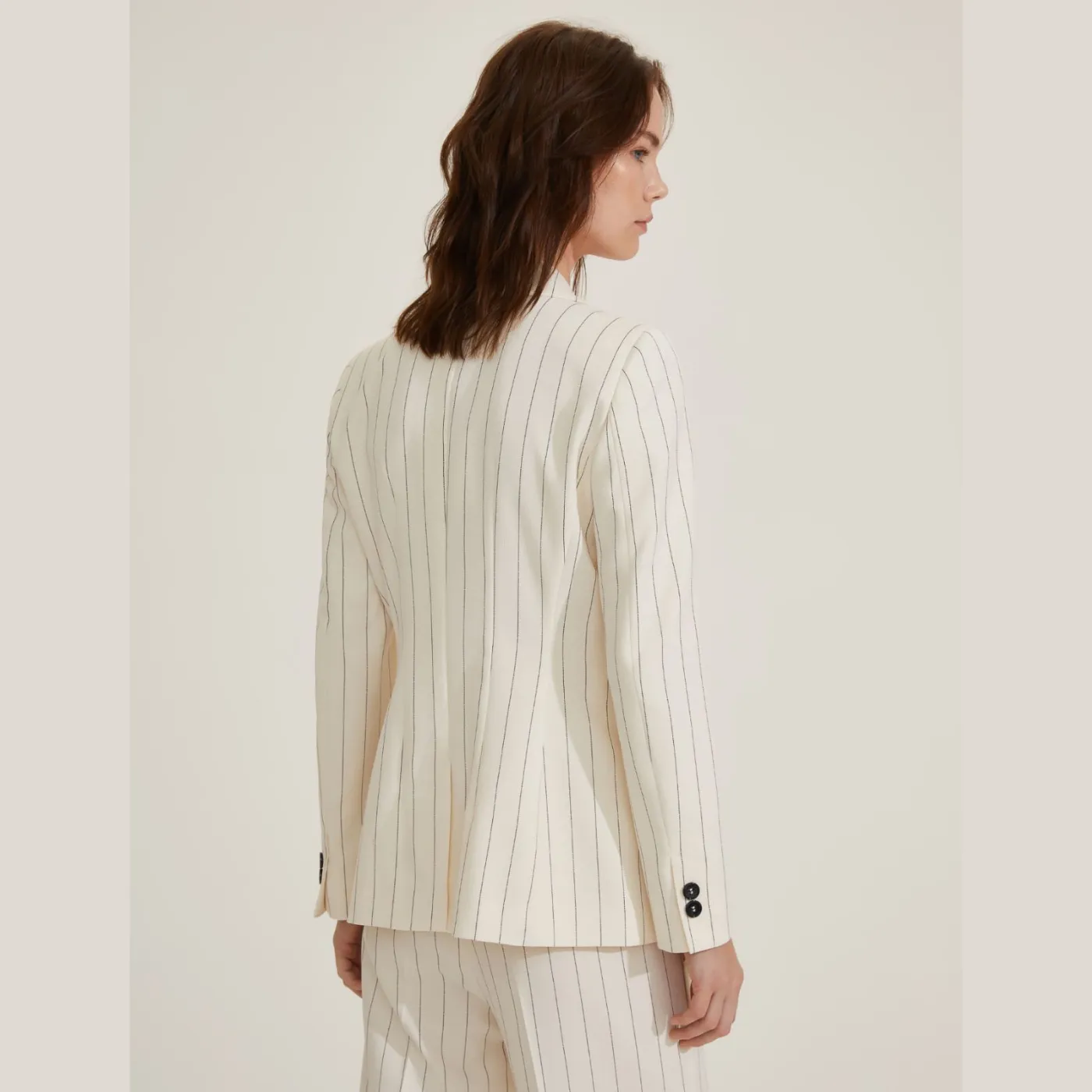 Pinstripe Trouser Suit