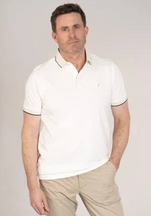 Plain 3-Button Polo - Beige