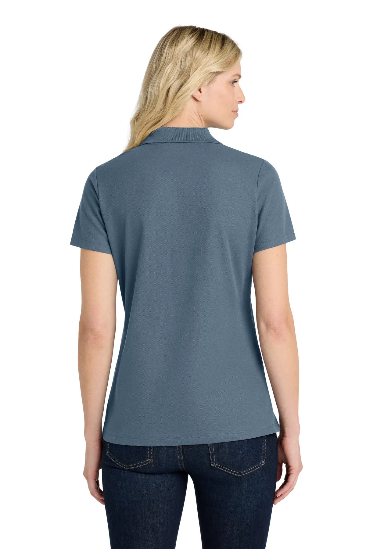 Port Authority Women's SuperPro React  Polo. LK810 Regatta Blue
