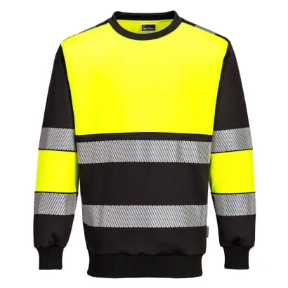 Portwest PW3 Hi-Vis Class 1 Sweatshirt-PW376