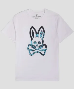 Psycho Bunny Thames Graphic Tee - White