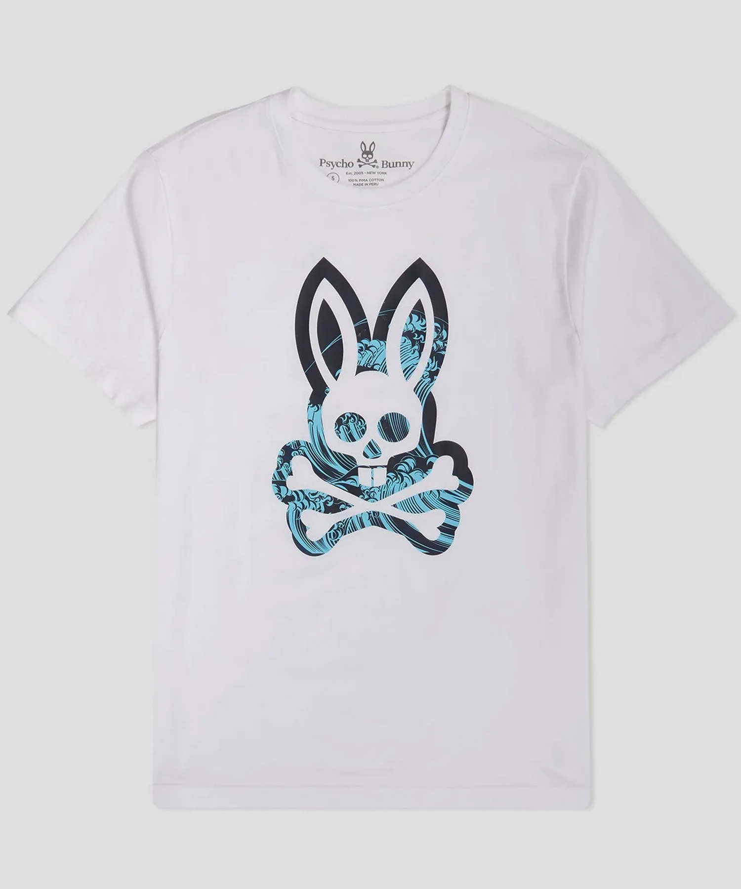 Psycho Bunny Thames Graphic Tee - White