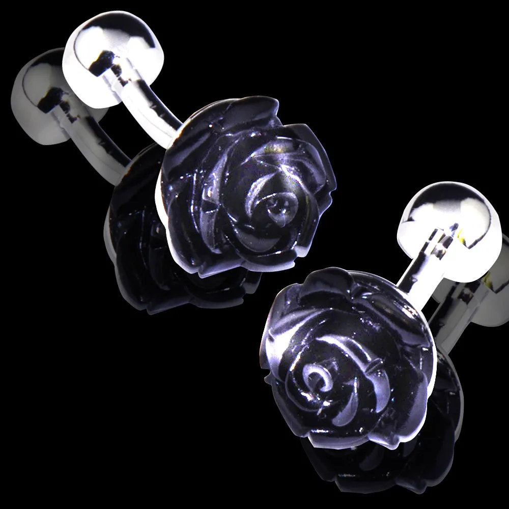 Purple Textured Mens Stainless Steel Round Cufflinks for Shirt with Box - Hand Crafted Perfect